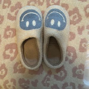 Smiley face slippers